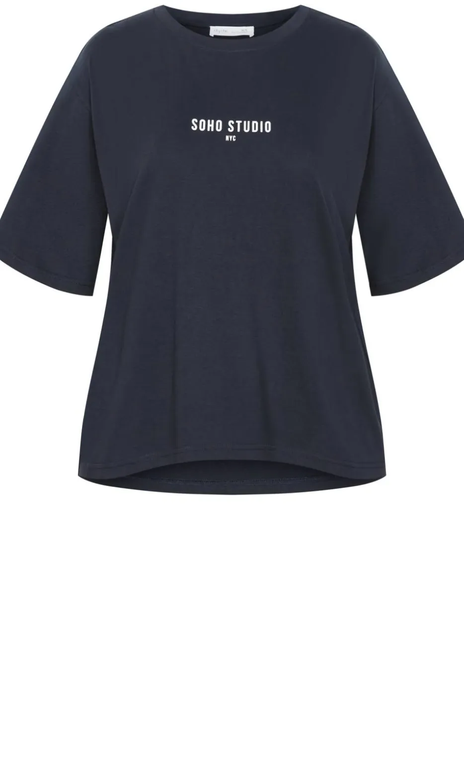Soho Cotton Tee - navy