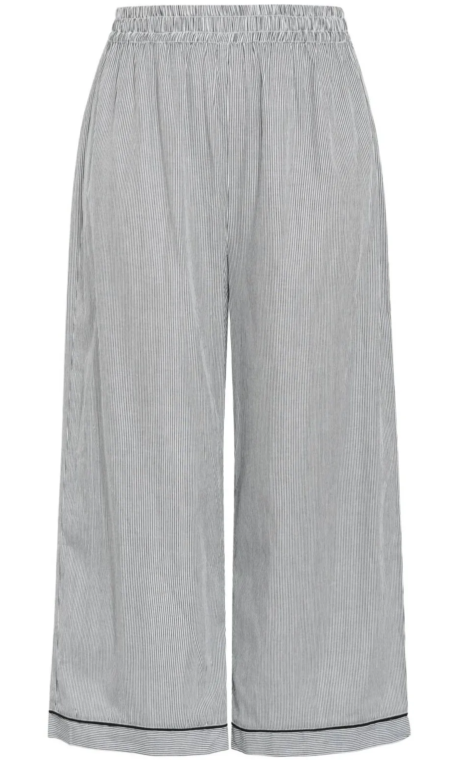 Stripe Cotton Pyjama Pant - charcoal