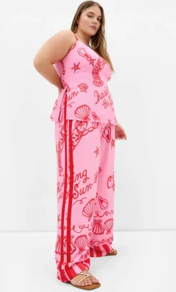 Sun Chaser Print Cami - pink