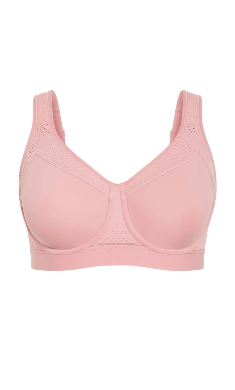 Support Underwire Sports Bra - rose quartz