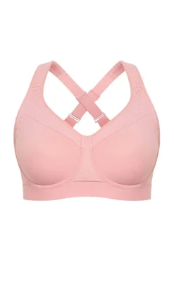 Support Underwire Sports Bra - rose quartz