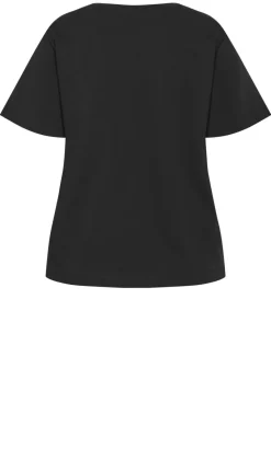 Tahlia Knit Tee - black