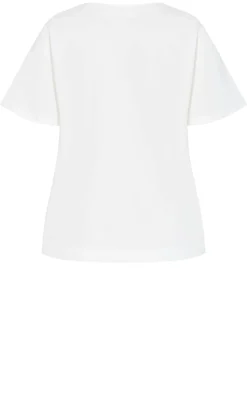 Tahlia Knit Tee - ivory
