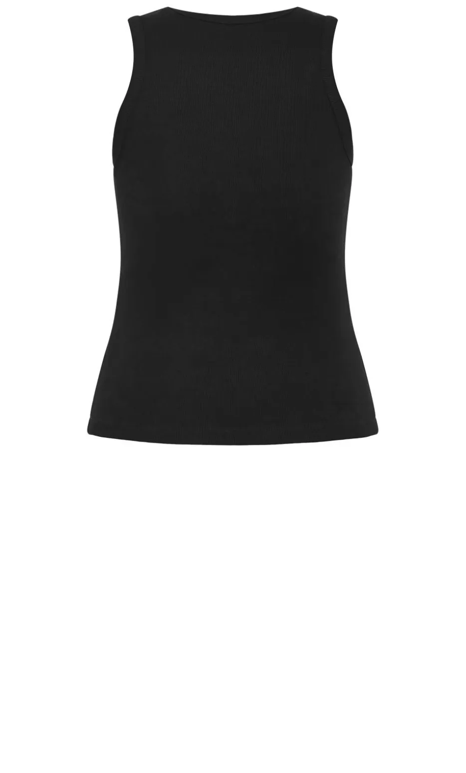 Talia Rib Tank - black