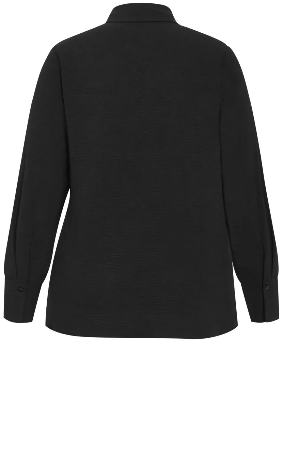 Telia Side Tie Shirt - black