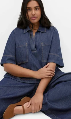 Tia Denim Pant - dark wash