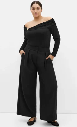 Tori Wide Leg Pant - black