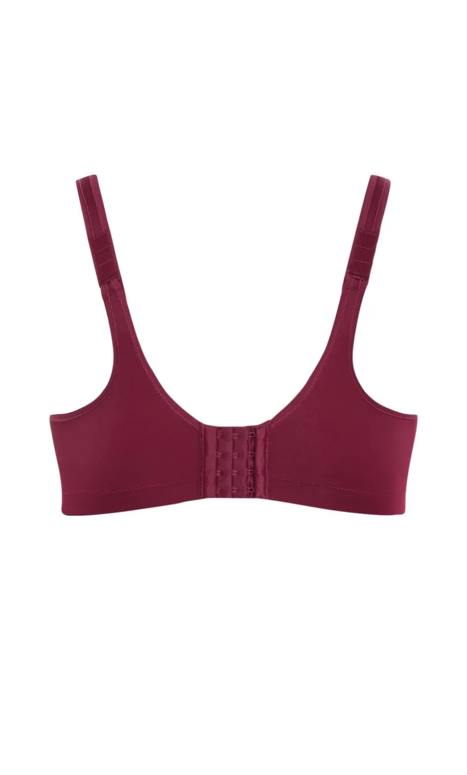 Underwire Sports Bra - dark cherry