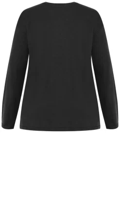 Venice Beach Long Sleeve Tee - black