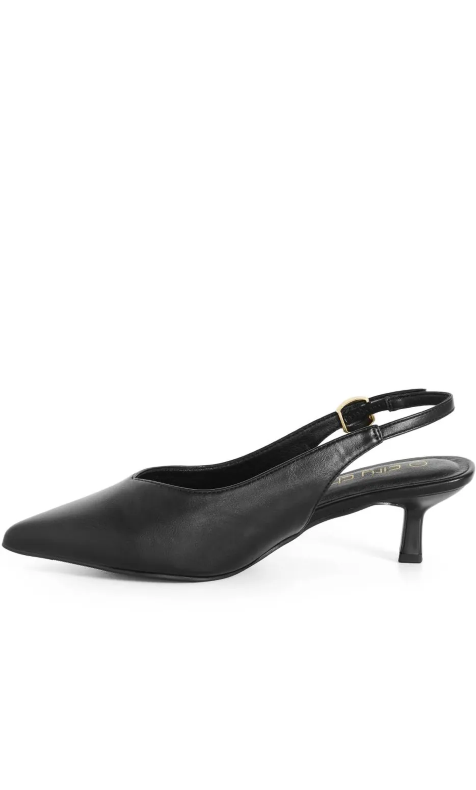 WIDE FIT Alina Slingback Heel - black