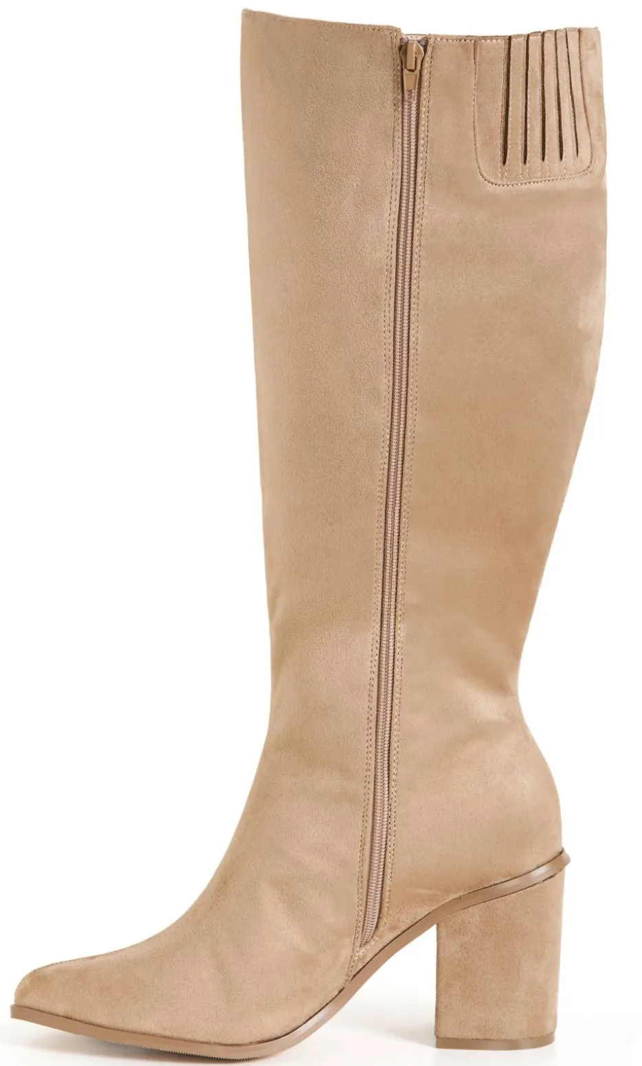 WIDE FIT Arizona Long Boot - taupe