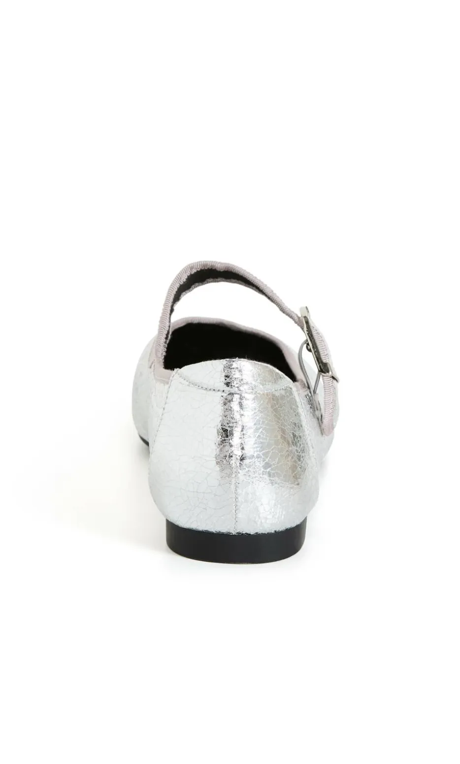 WIDE FIT Aston Ballerina Flat - metallic silver