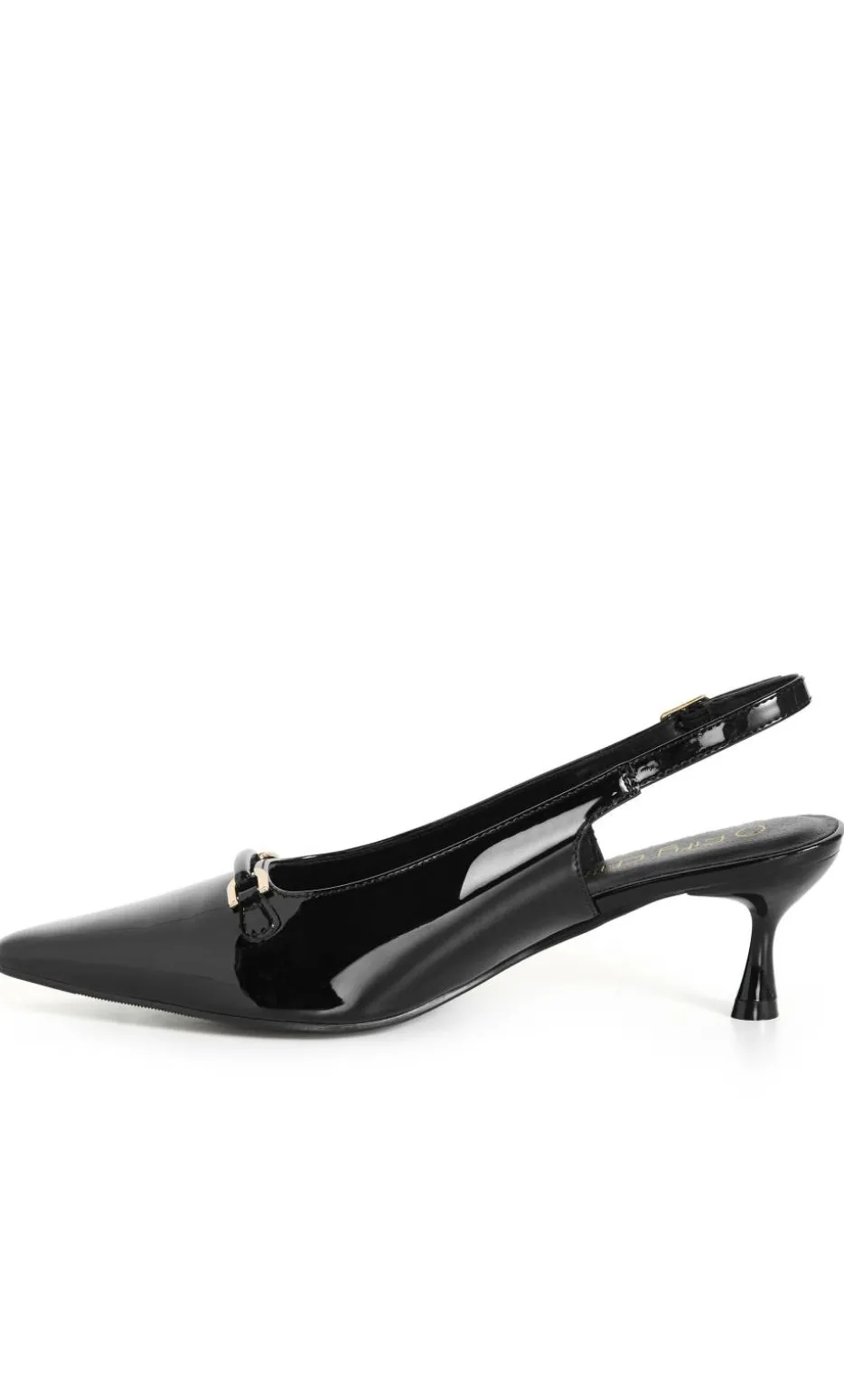 WIDE FIT Ayla Slingback Heel - black