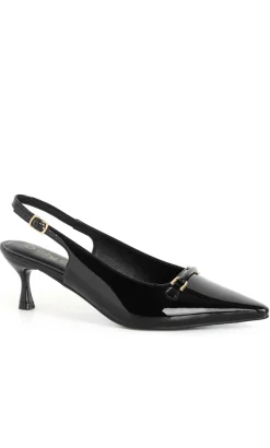 WIDE FIT Ayla Slingback Heel - black