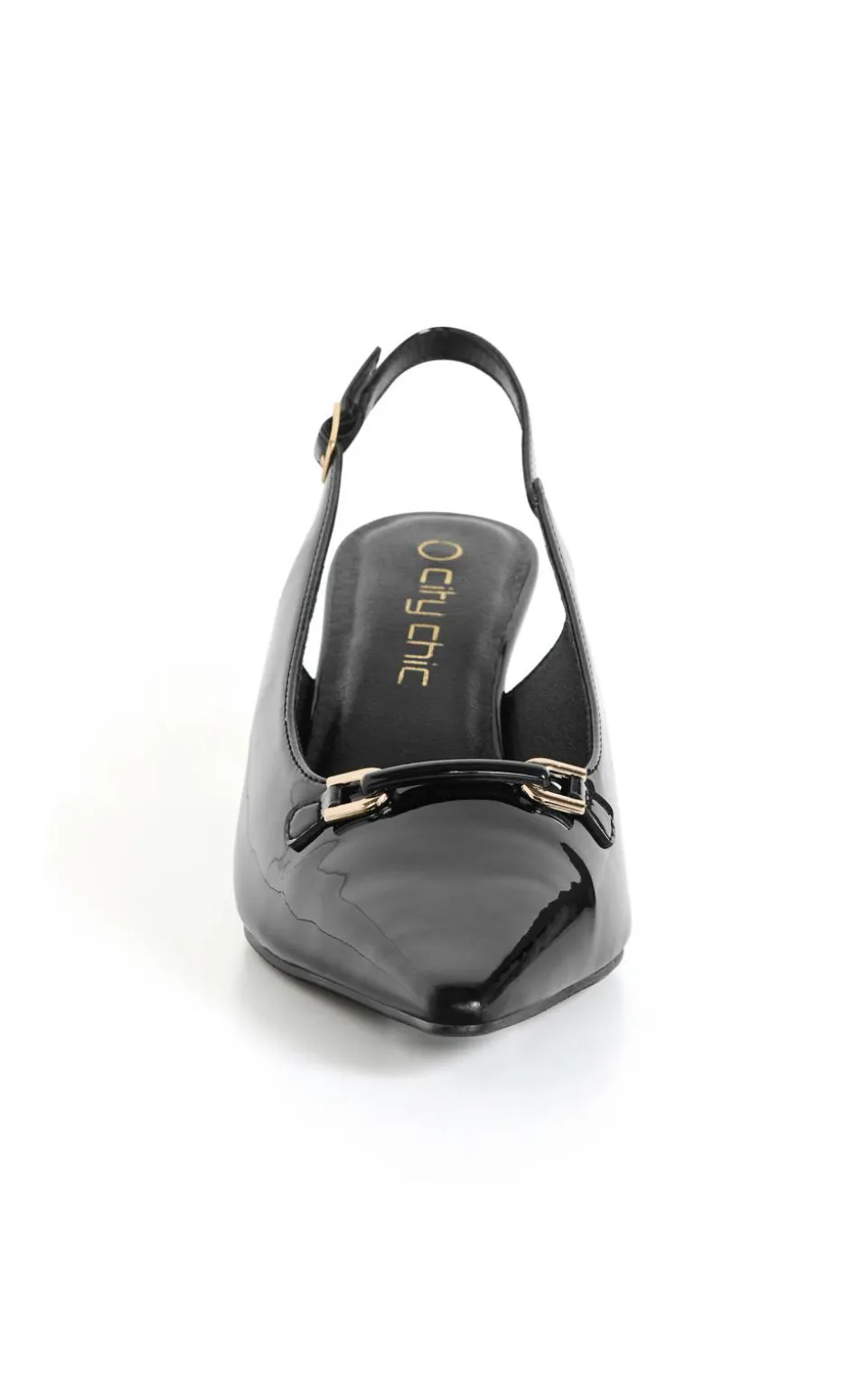 WIDE FIT Ayla Slingback Heel - black
