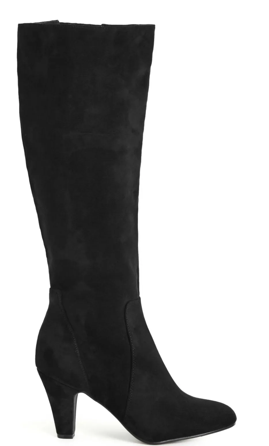 WIDE FIT Cassie Long Boot - black