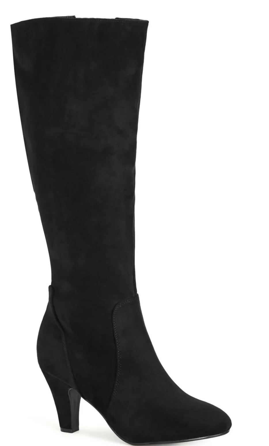 WIDE FIT Cassie Long Boot - black