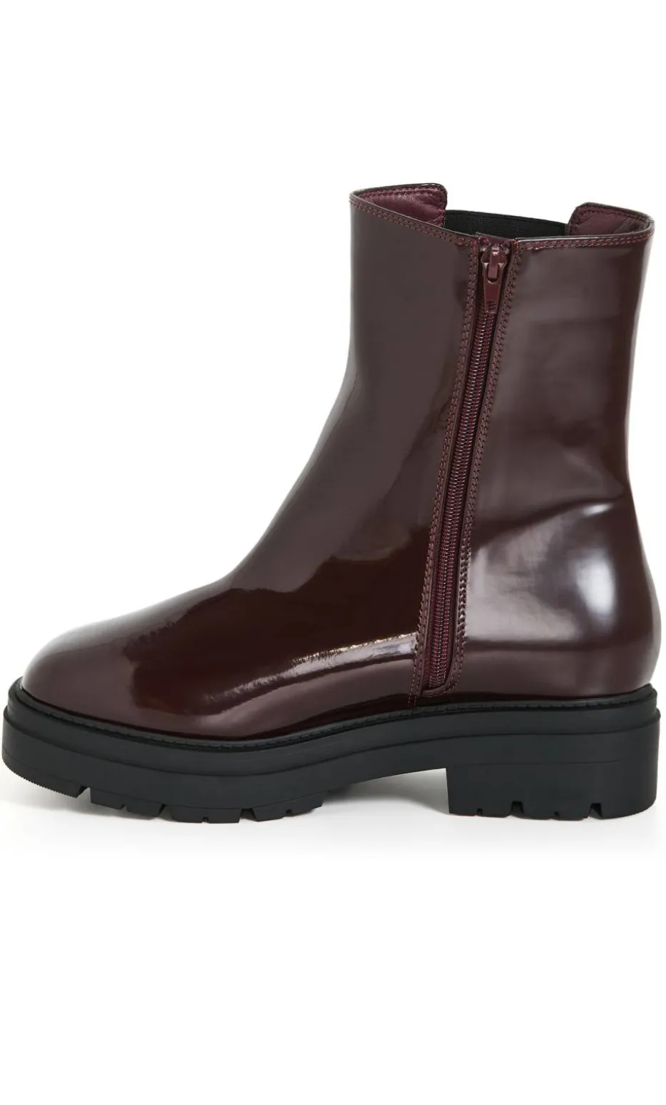 WIDE FIT Chelsea Ankle Boot - dark cherry