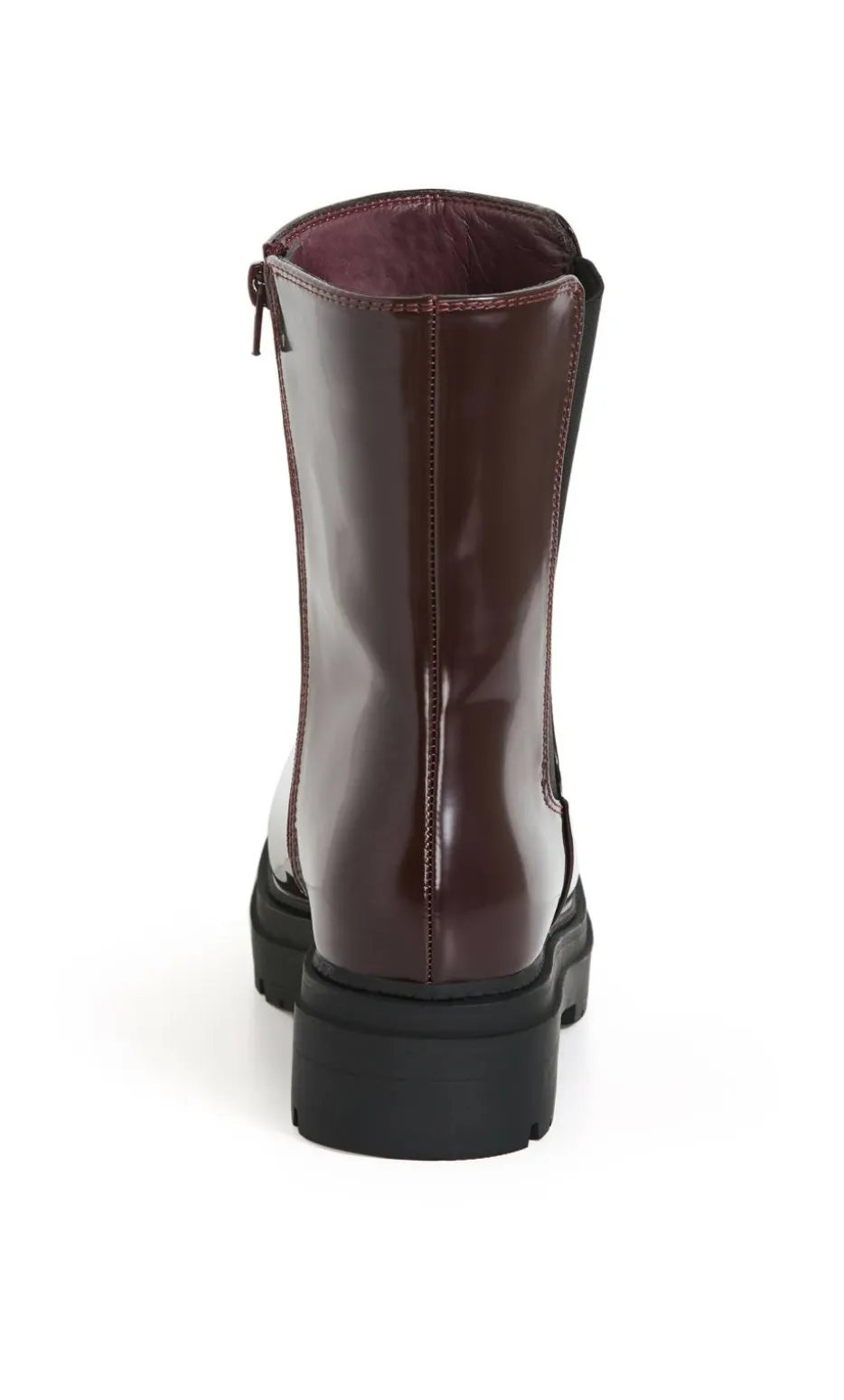 WIDE FIT Chelsea Ankle Boot - dark cherry
