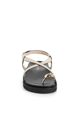 WIDE FIT Chloe Sandal - stone
