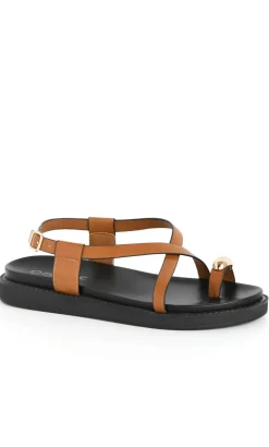WIDE FIT Chloe Sandal - tan