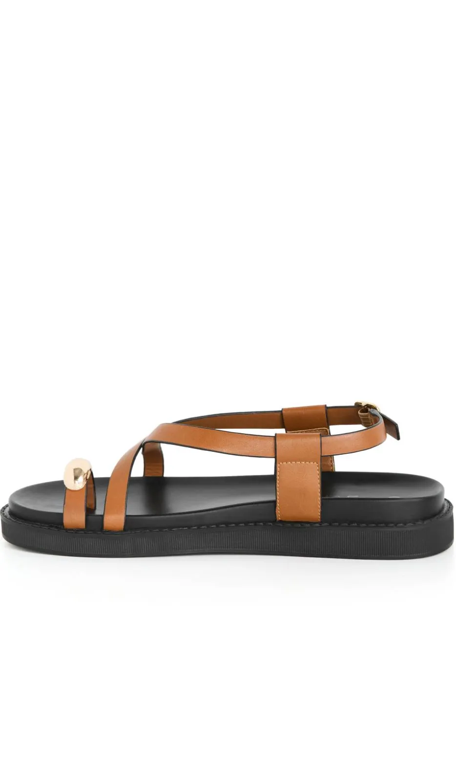 WIDE FIT Chloe Sandal - tan