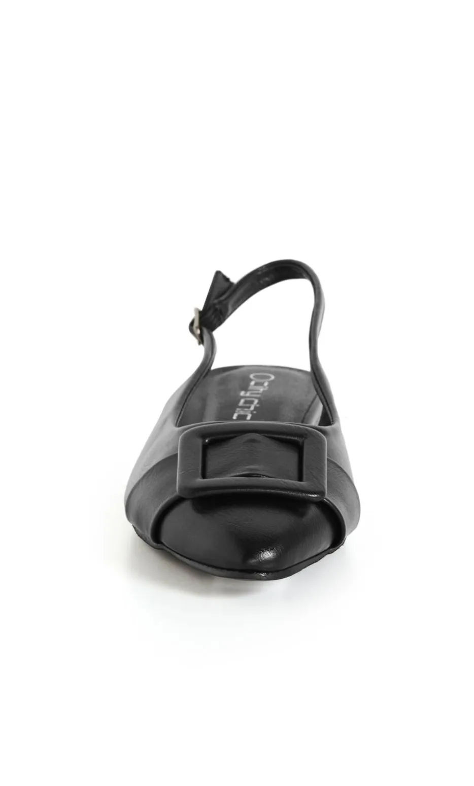 WIDE FIT Elise Slingback Flat - black