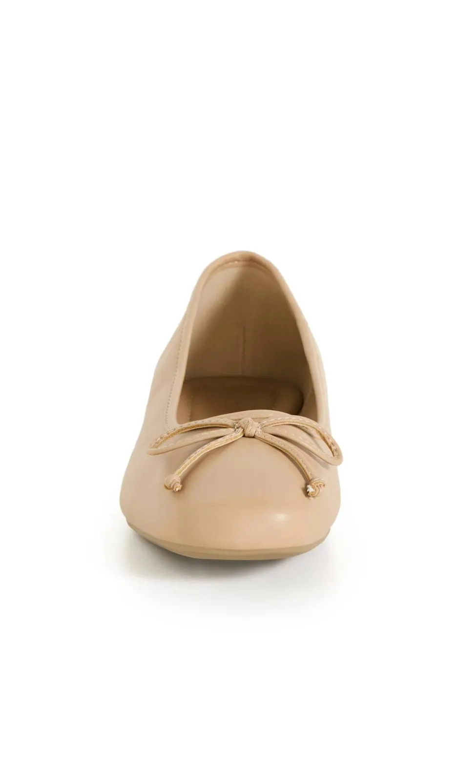 WIDE FIT Ella Ballet Flat - almond
