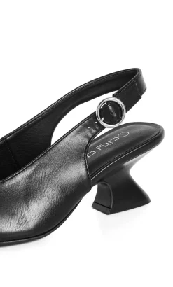 WIDE FIT Eve Slingback Heel - black