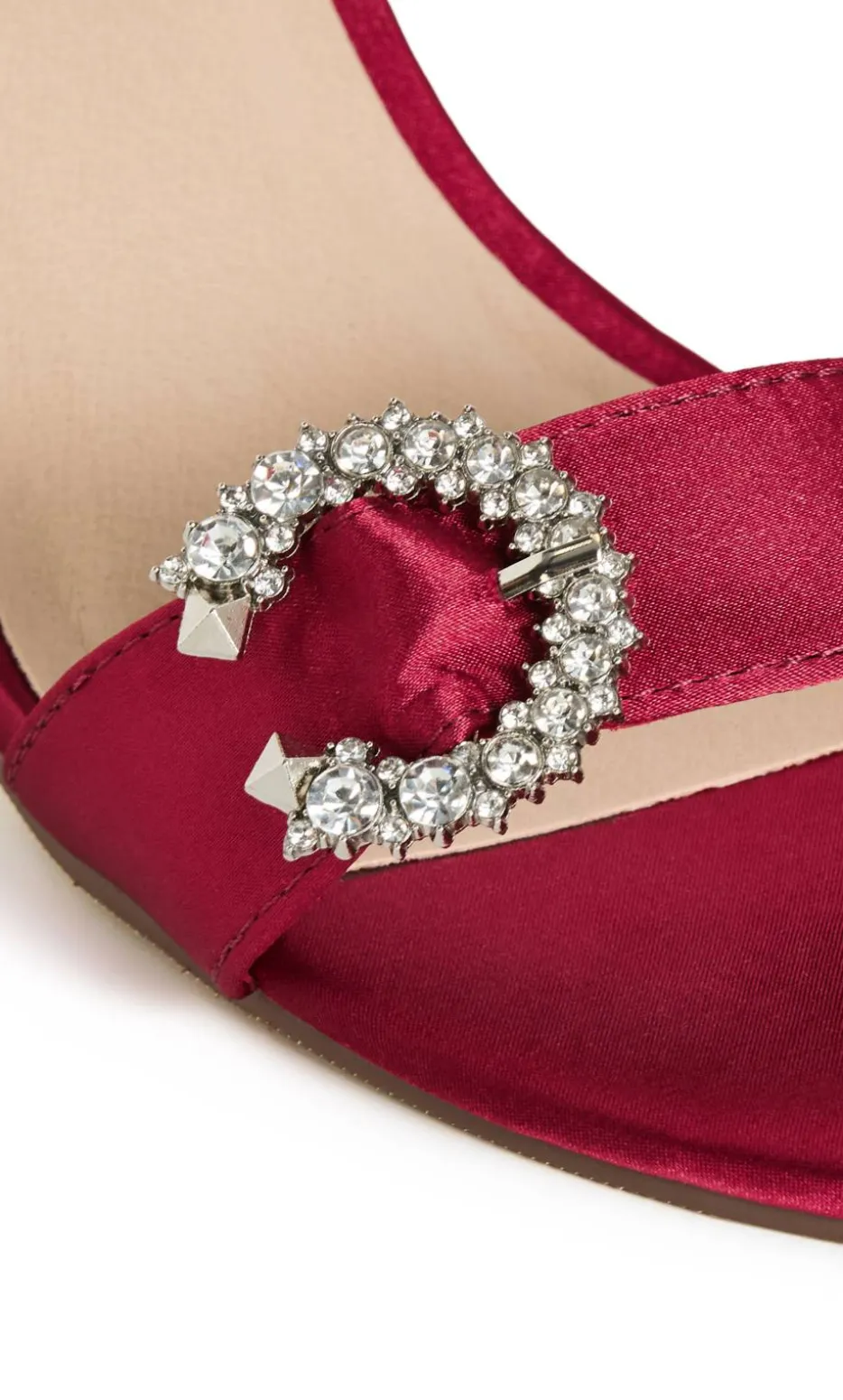 WIDE FIT Glamour Heel - ruby