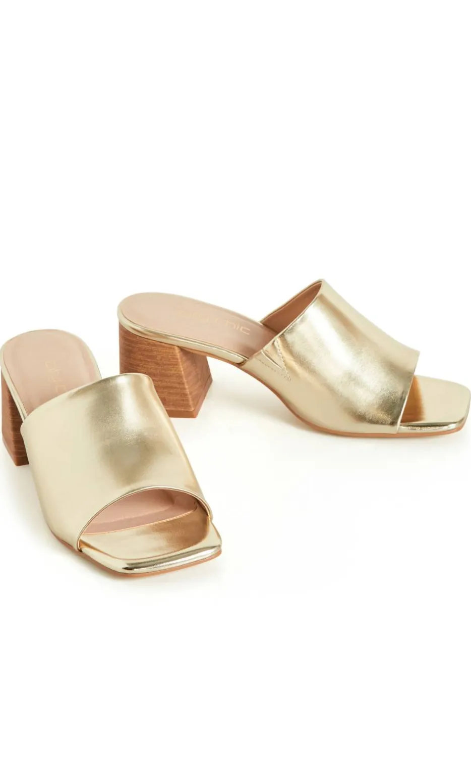 WIDE FIT Hazel Heel - gold