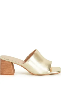 WIDE FIT Hazel Heel - gold