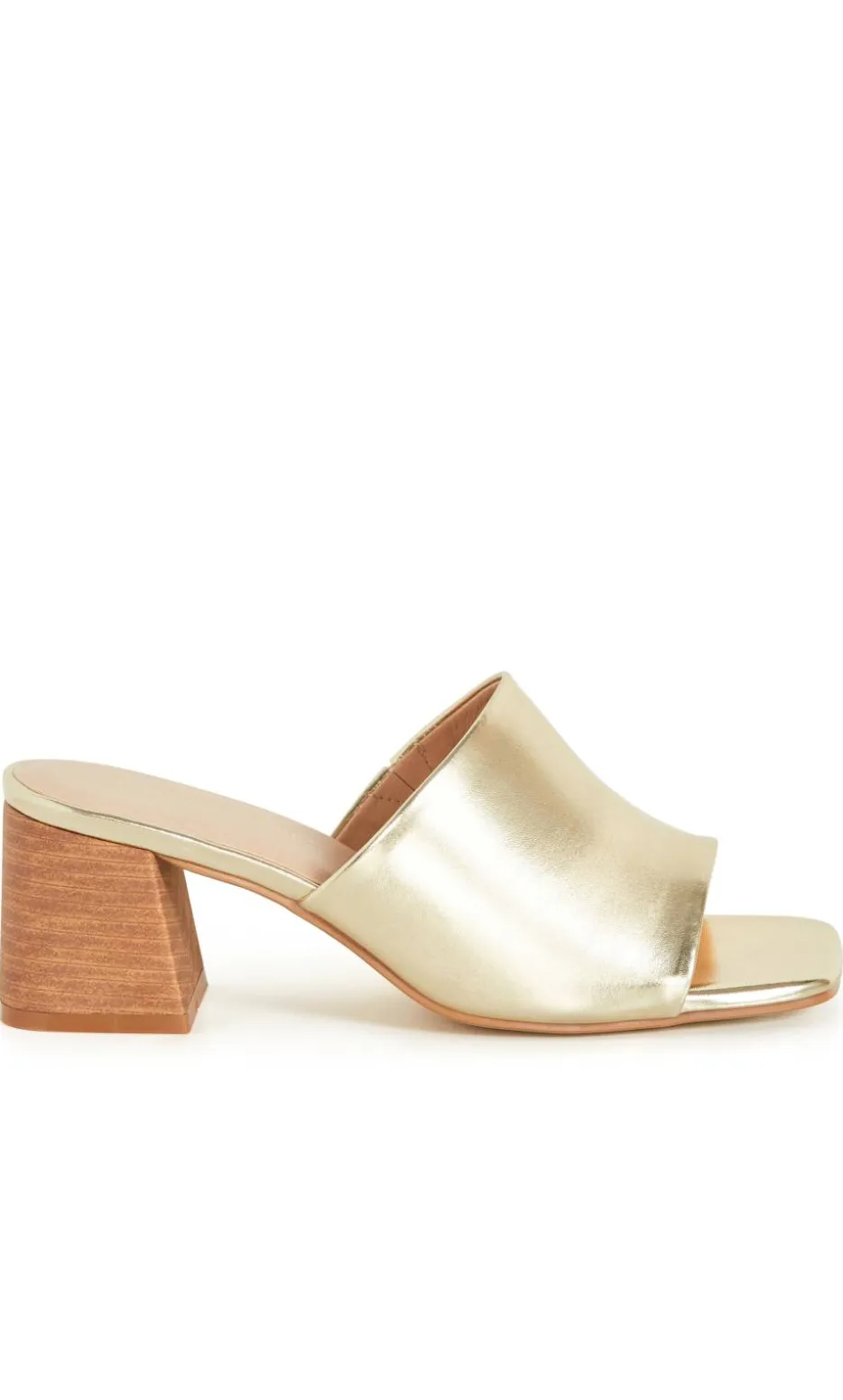 WIDE FIT Hazel Heel - gold