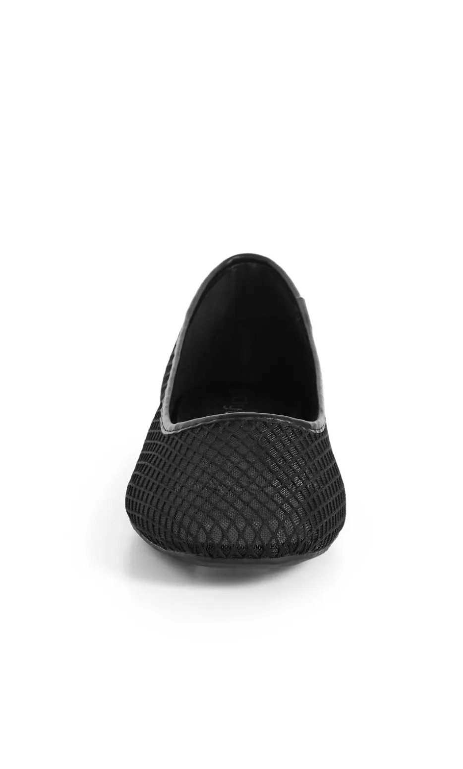 WIDE FIT Indi Mesh Ballet Flat - black