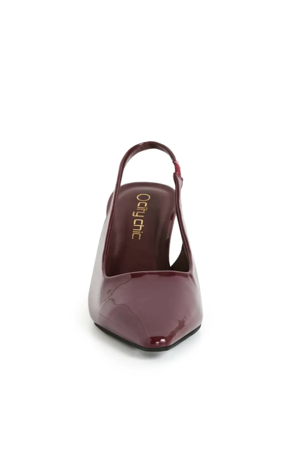 WIDE FIT Jada Slingback Heel - dark cherry