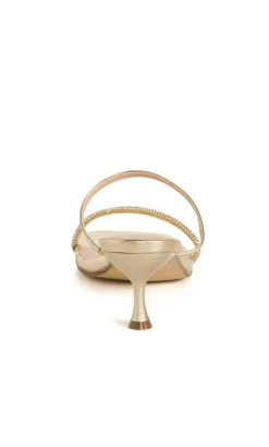 WIDE FIT Keira Kitten Heel - gold