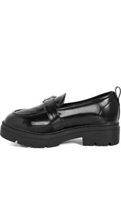WIDE FIT Lexie Platform Loafer - black