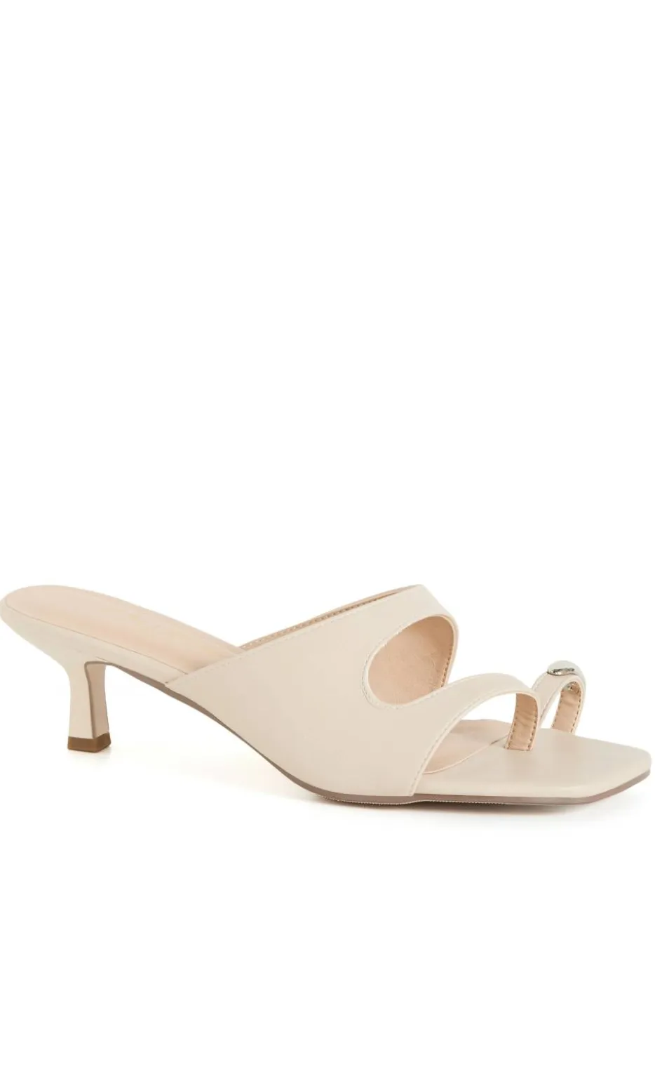 WIDE FIT Muse Heel - stone