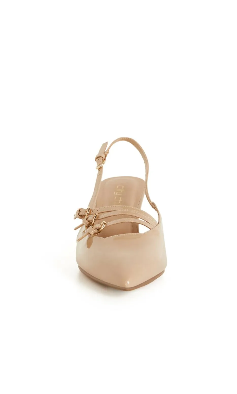WIDE FIT Novah Heel - almond