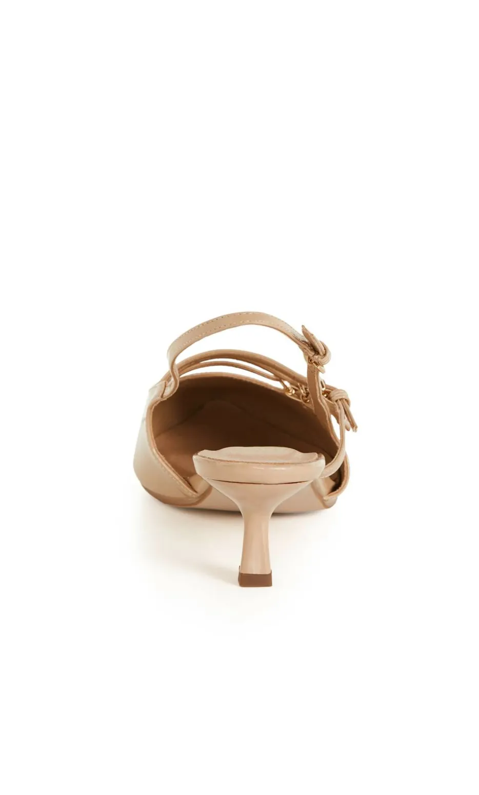 WIDE FIT Novah Heel - almond