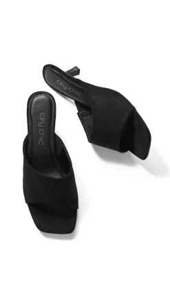WIDE FIT Nyla Mule - black