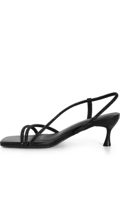 WIDE FIT Party Slingback - black