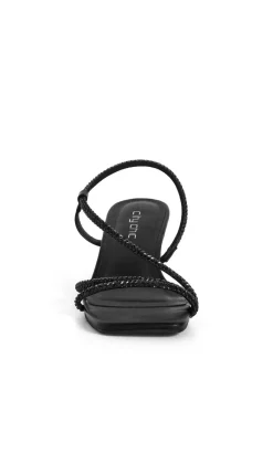 WIDE FIT Party Slingback - black
