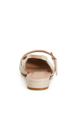 WIDE FIT Peasley Slingback Flat - beige