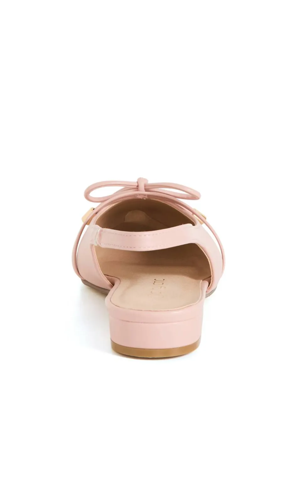 WIDE FIT Piper Slingback Flat - soft pink