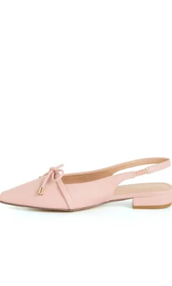 WIDE FIT Piper Slingback Flat - soft pink