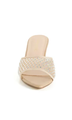 WIDE FIT Raya Mule - almond