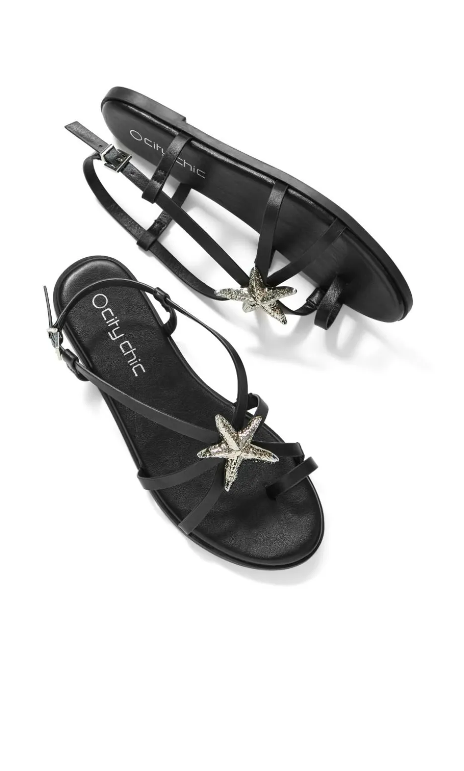 WIDE FIT Sienna Sandal - black