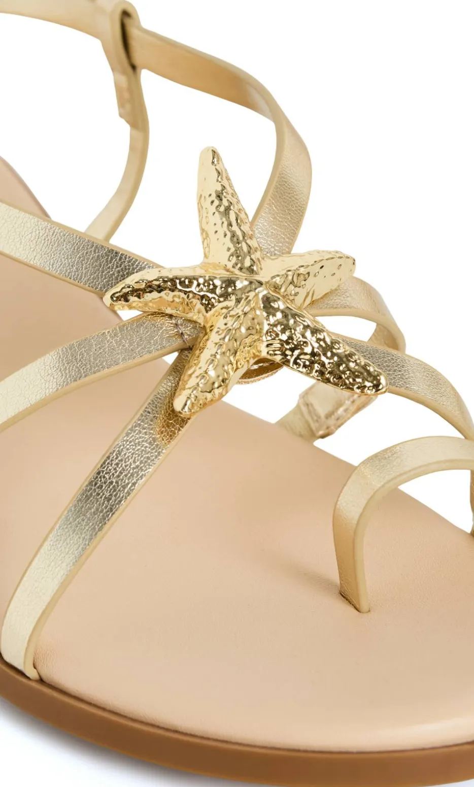 WIDE FIT Sienna Sandal - gold