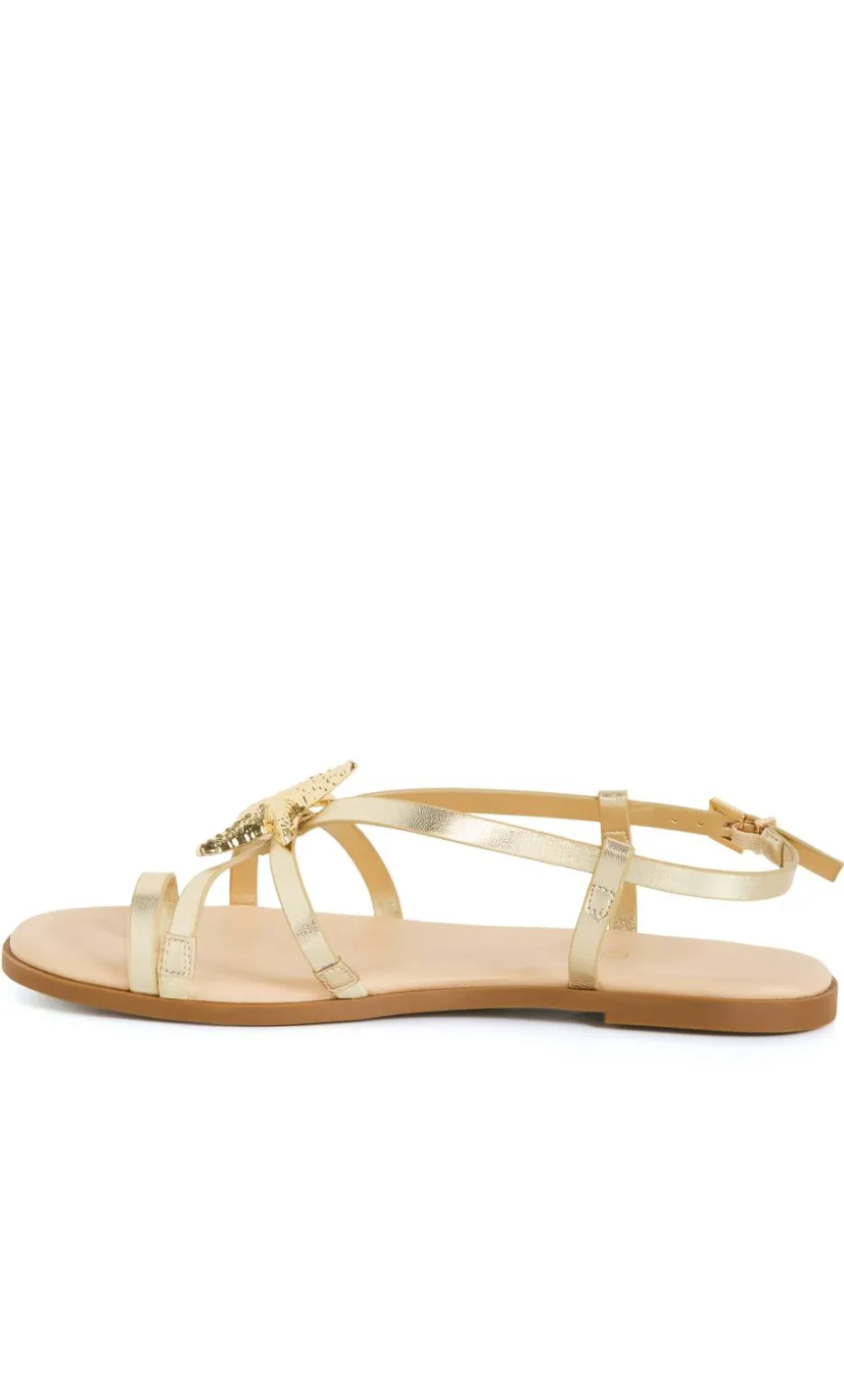 WIDE FIT Sienna Sandal - gold